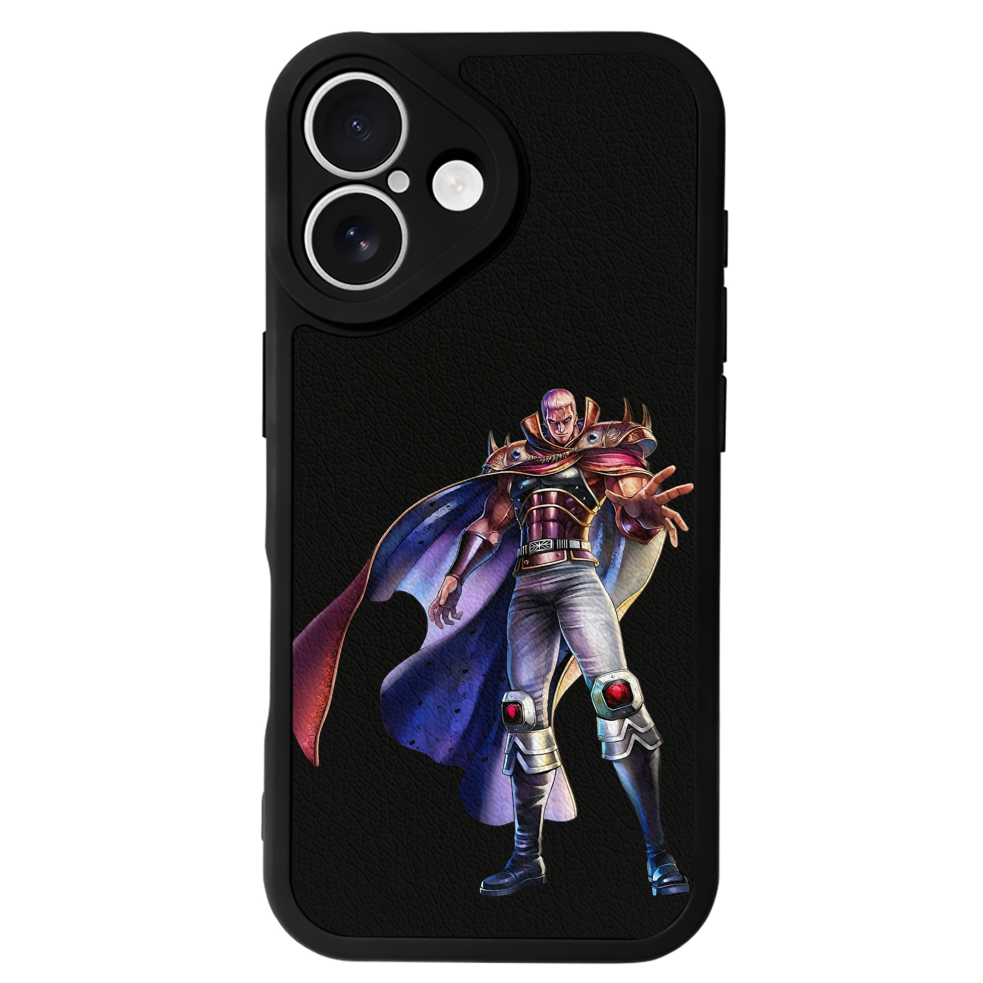 （画像用） 北斗の拳 Fist of the North Star 【iPhone 16シリーズ対応】シリコンスマホケース（レザー調） 材質：シリコン